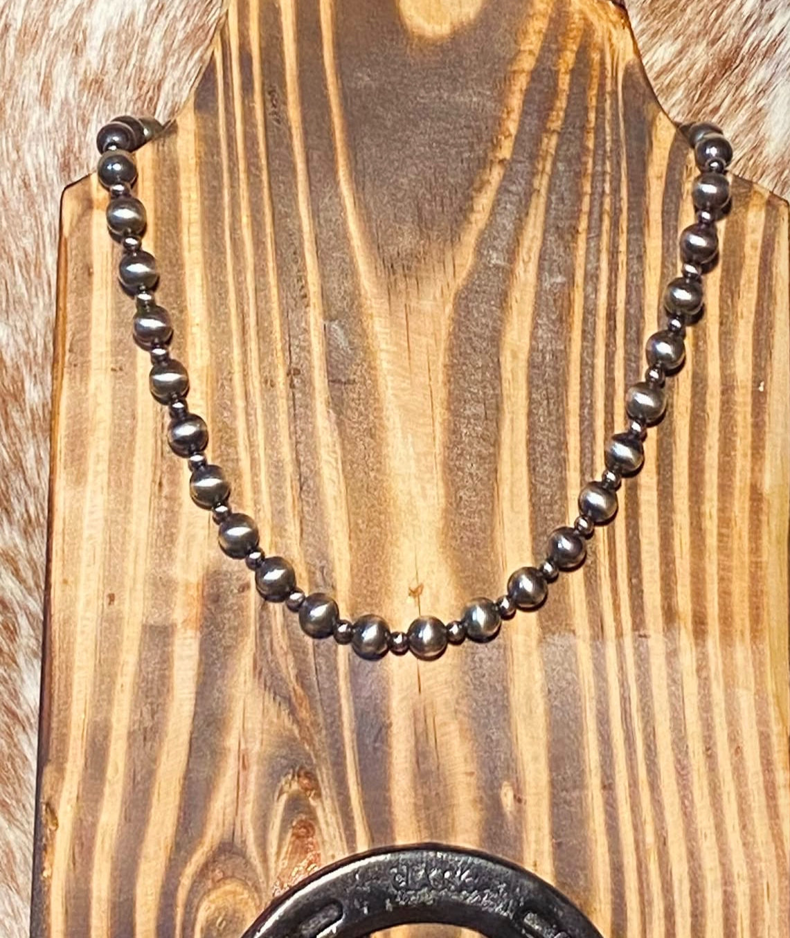 10 and 5 mm necklace 20"